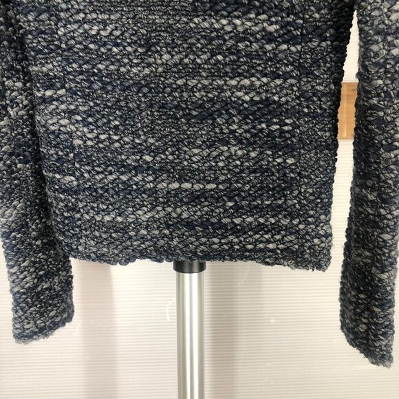 IRO PARIS Carene Wool Blend Blue Knit Blazer Jacket Sz 34 FRA - US 2 or XS - Picture 9 of 15